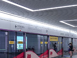深圳地铁九号线铝方通吊顶项目